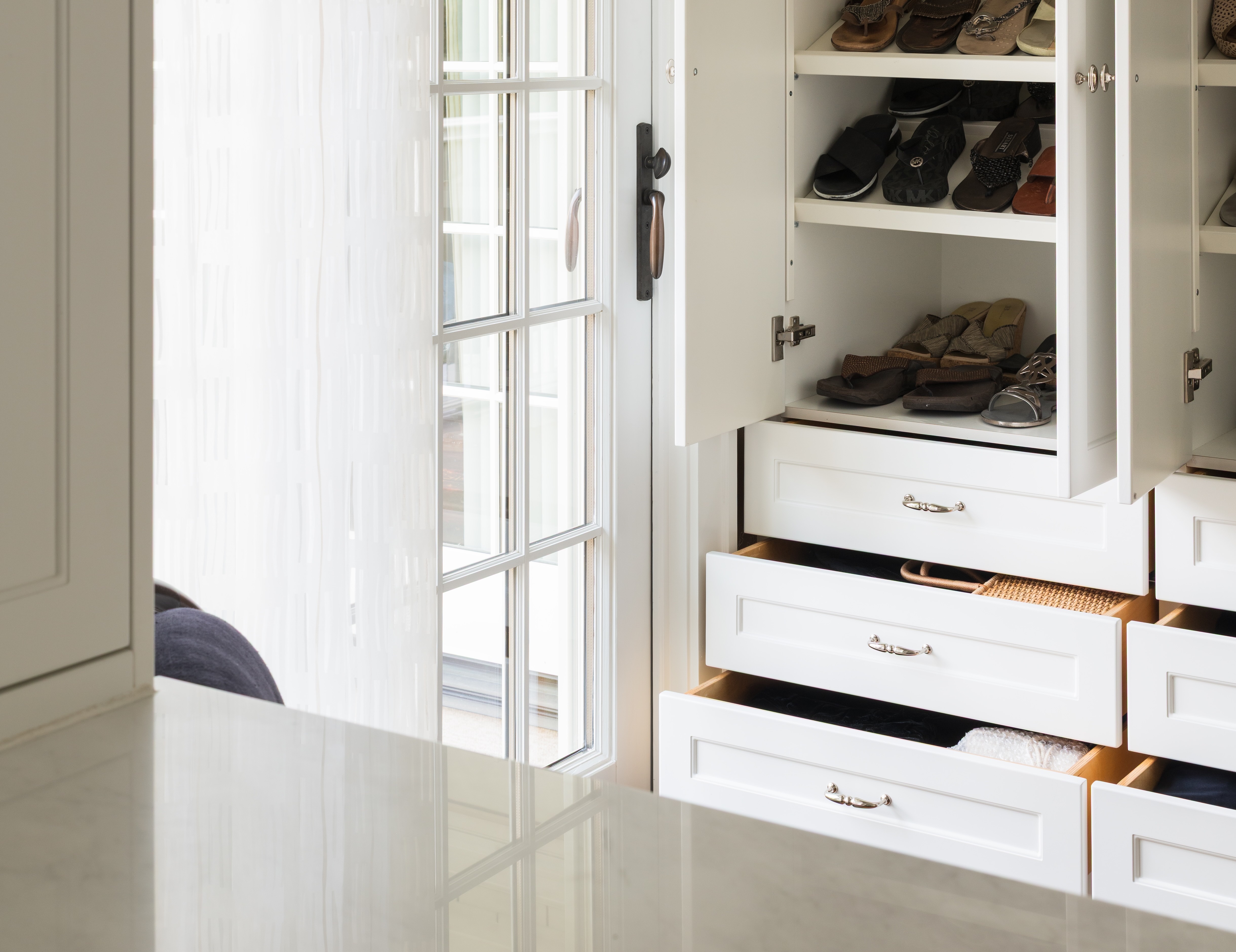 Walk-in closet in 12719 39 Ave in Westbrook Estates home for sale by Holland and Associates Real Estate in Edmonton.